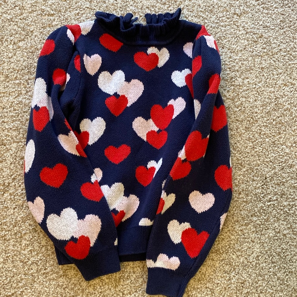 Jamie & Jack size 5 heart sweater